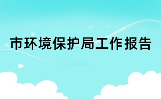市環境保護局工作報告