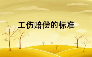 工傷賠償?shù)臉?biāo)準(zhǔn)