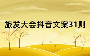 旅發大會抖音文案31則